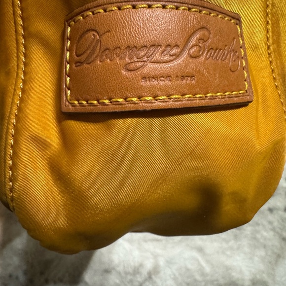 Dooney & Bourke Mustard and Tan Tote Bag - Picture 8 of 12